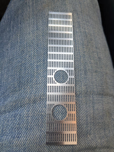 Metal grill for hero panel of HiC build