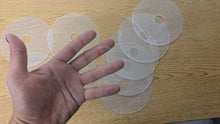 Load image into Gallery viewer, Tap protector discs for arcade buttons