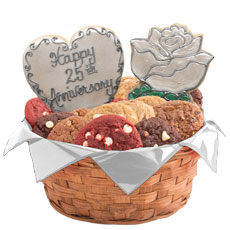 Silver Anniversary Basket - 