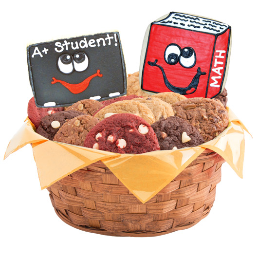 W401 - Wacky School Basket Cookie Basket