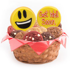 Sweet Emojis Basket-Get Well - 