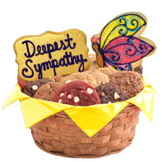 Sympathy Flowers Basket - 