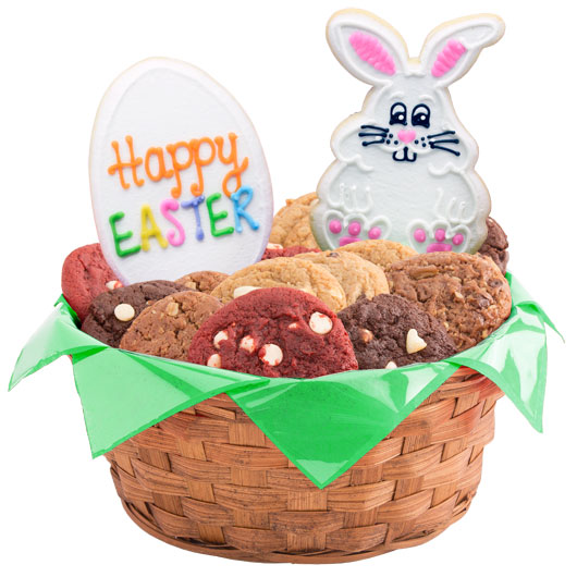 W490 - Happy Easter Basket Cookie Basket