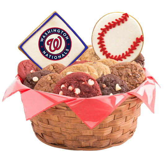 WMLB1-WAS - MLB Basket - Washington Nationals Cookie Basket