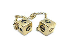 Load image into Gallery viewer, Stainless Steel Smuggler&#39;s Golden Dice - Gold Plated Stainless Steel Dice